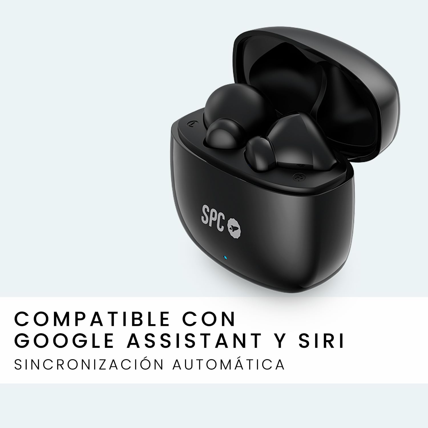 Auriculares Bluetooth SPC Zion 2 Play com estojo de carregamento/ Autonomia 7h/ Pretos - Imagem 3
