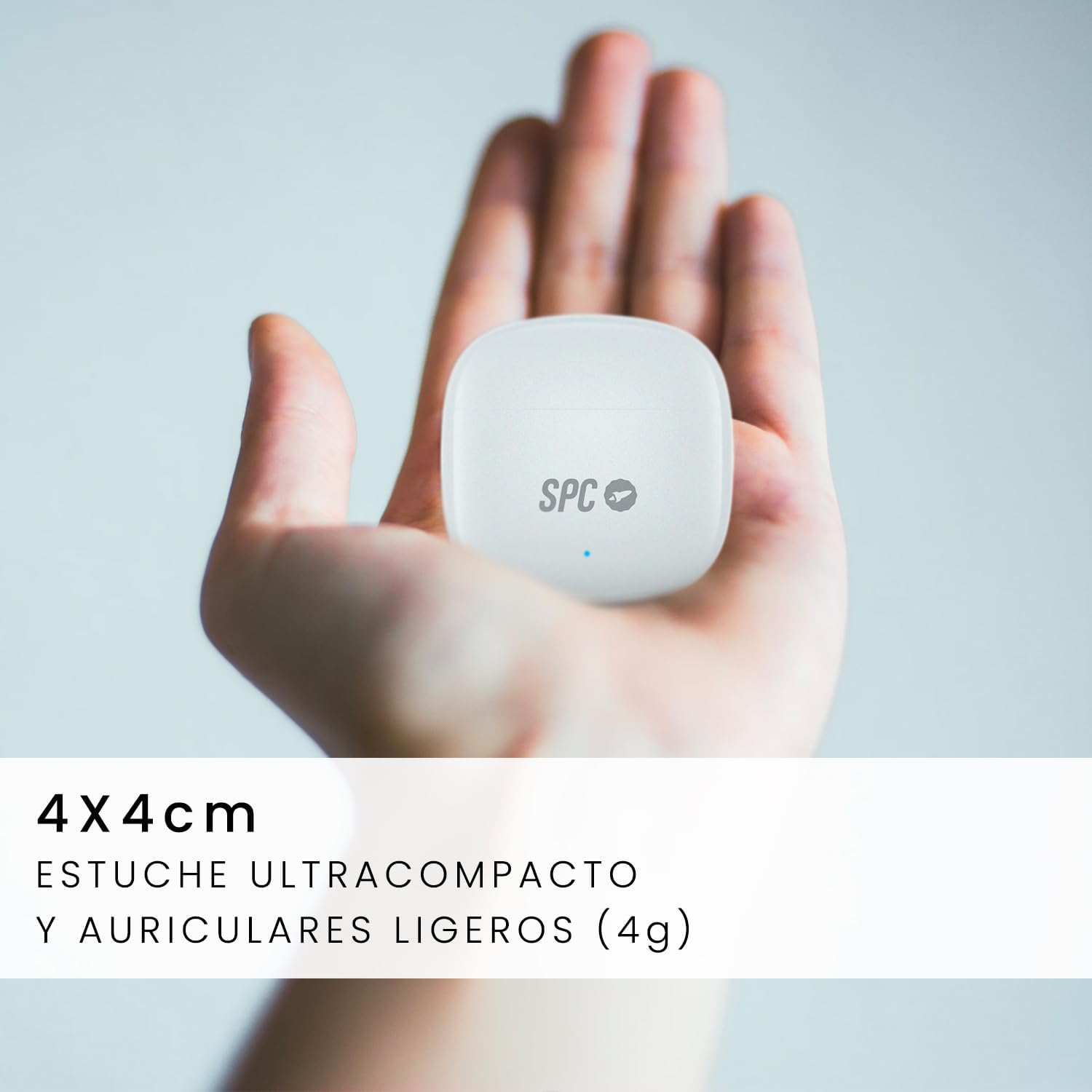 Auriculares Bluetooth SPC Zion 2 Play com estojo de carregamento/ Autonomia 7h/ Brancos - Imagem 6