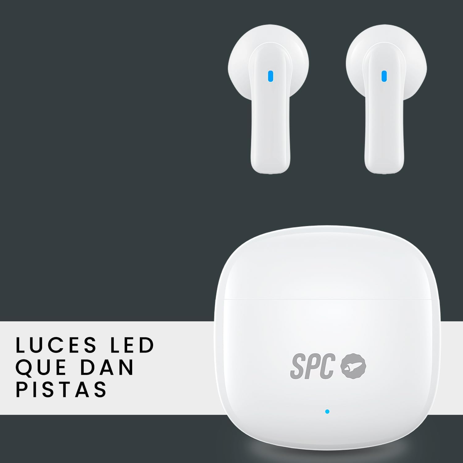 Auriculares Bluetooth SPC Zion 2 Play com estojo de carregamento/ Autonomia 7h/ Brancos - Imagem 7