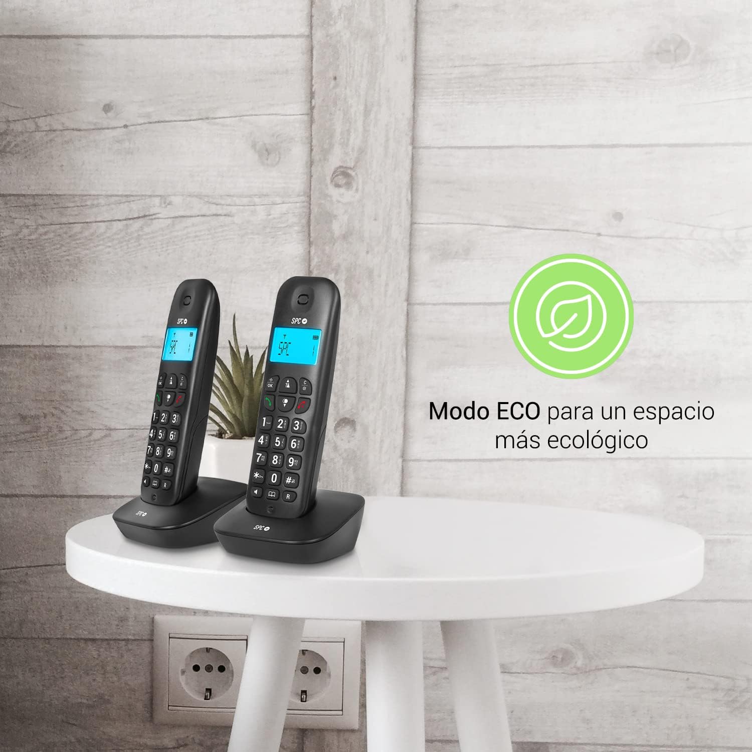 Telefone Sem Fios SPC Air Pro Duo 7302N/ Pack DUO/ Preto - Imagem 4