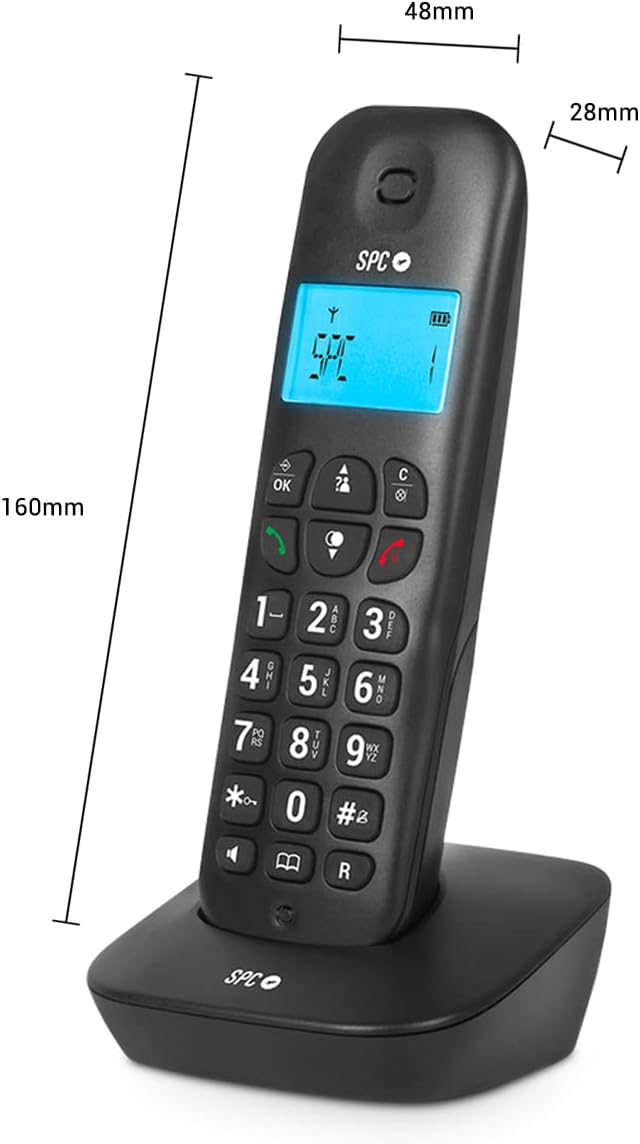 Telefone Sem Fios SPC Air Pro Duo 7302N/ Pack DUO/ Preto - Imagem 2