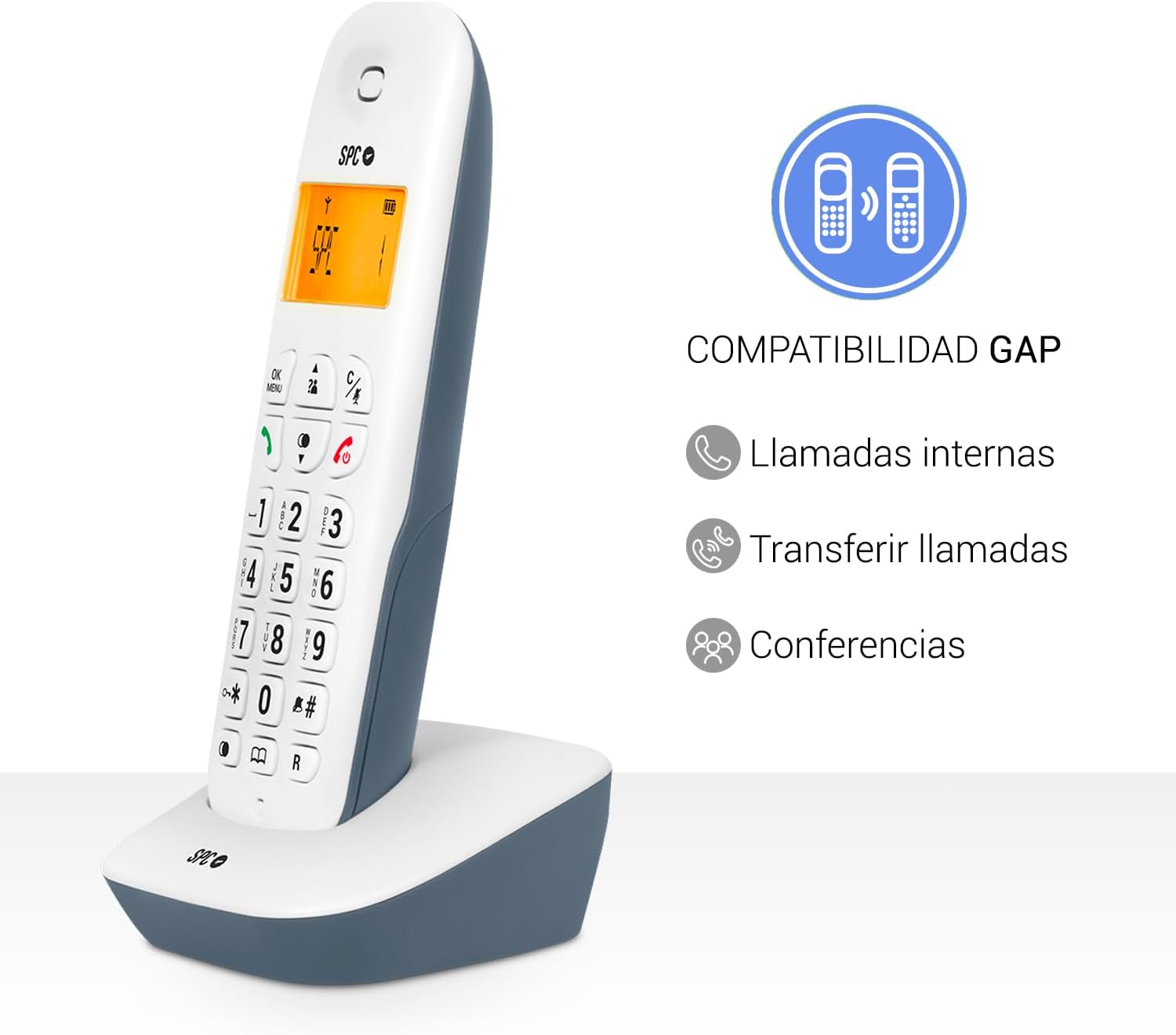 Telefone Sem Fios SPC Air/ Branco - Imagem 5