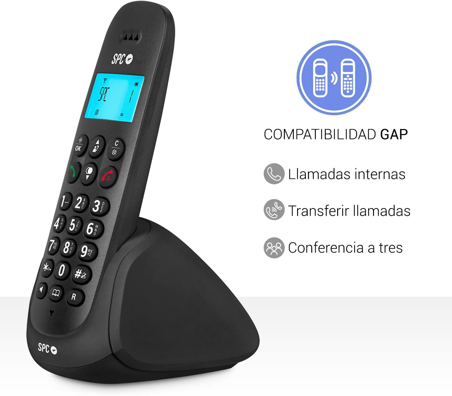 Telefone Sem Fios SPC Art 7310NS/ Preto - Imagem 5