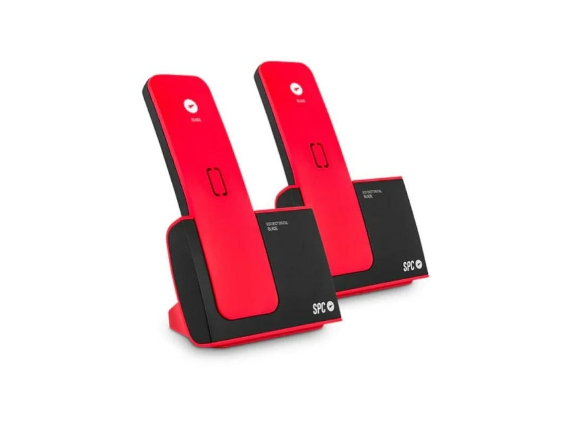 Telefone Sem Fios SPC Blade 7292RC2/ Pack DUO/ Vermelho e Preto - Imagem 3