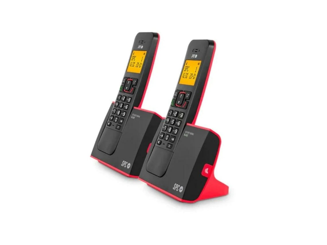 Telefone Sem Fios SPC Blade 7292RC2/ Pack DUO/ Vermelho e Preto - Imagem 2