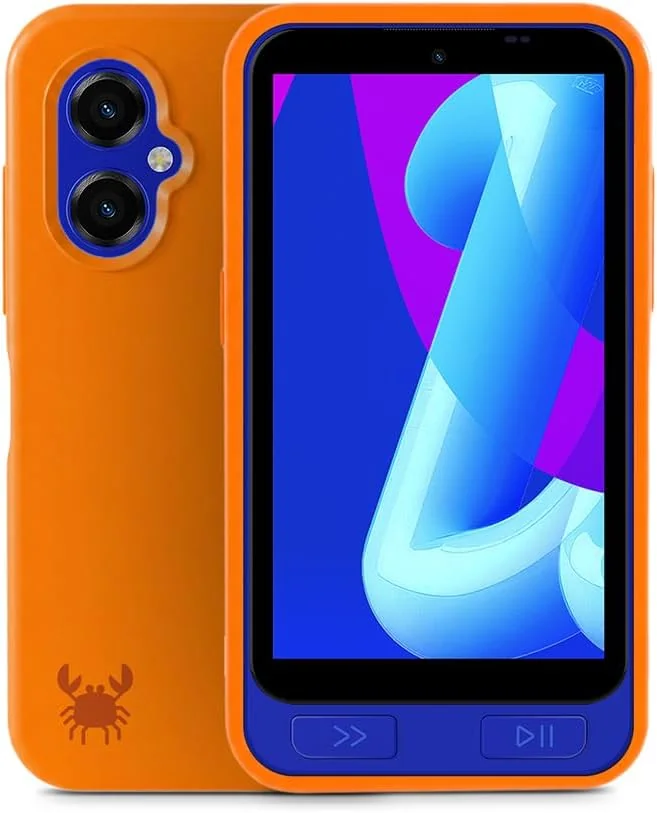 Pack de Proteção SPC Wuum One Capa de Silicone e Película de Vidro Temperado Laranja - Imagem 3