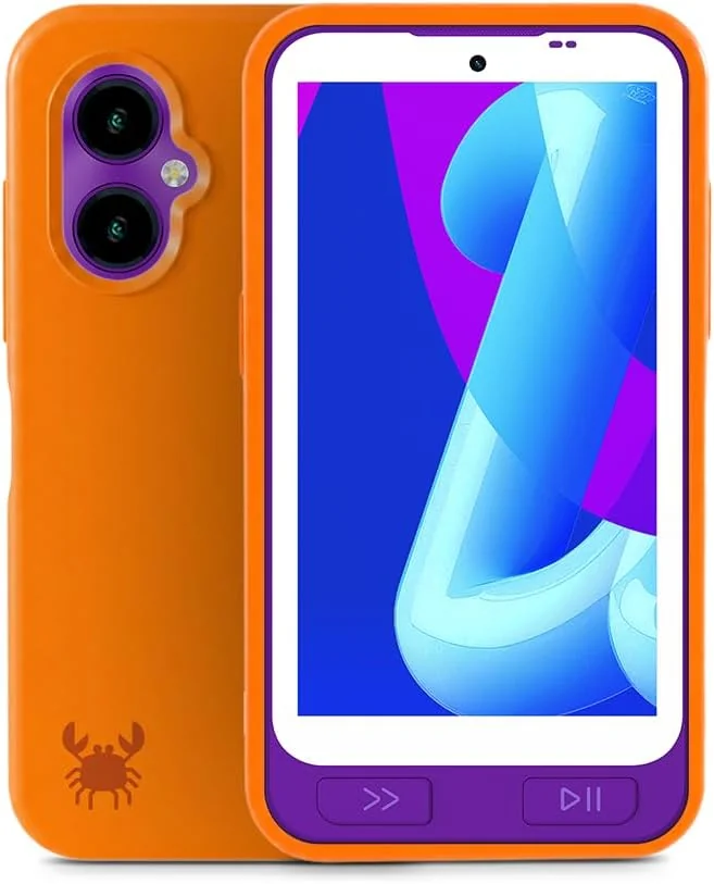 Pack de Proteção SPC Wuum One Capa de Silicone e Película de Vidro Temperado Laranja - Imagem 5