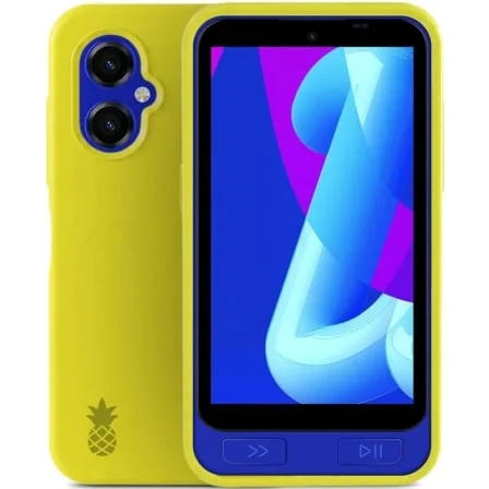 Pack de Proteção SPC Wuum One Capa de Silicone e Película de Vidro Temperado Amarelo - Imagem 2