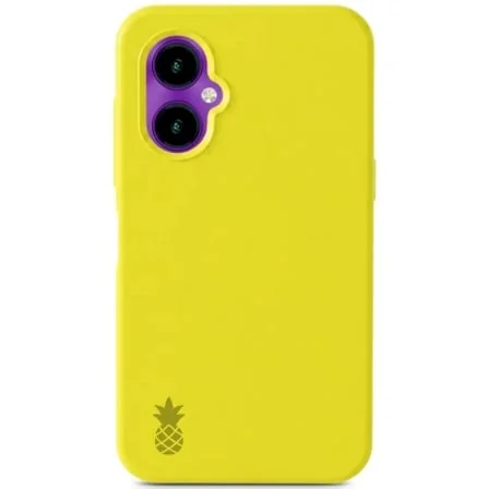 Pack de Proteção SPC Wuum One Capa de Silicone e Película de Vidro Temperado Amarelo - Imagem 3
