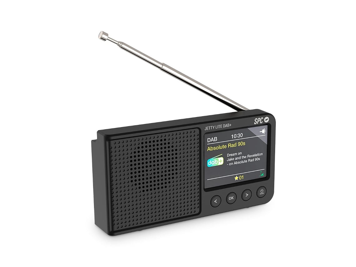 Rádio Portátil SPC Jetty Lite Dab+/ Preta