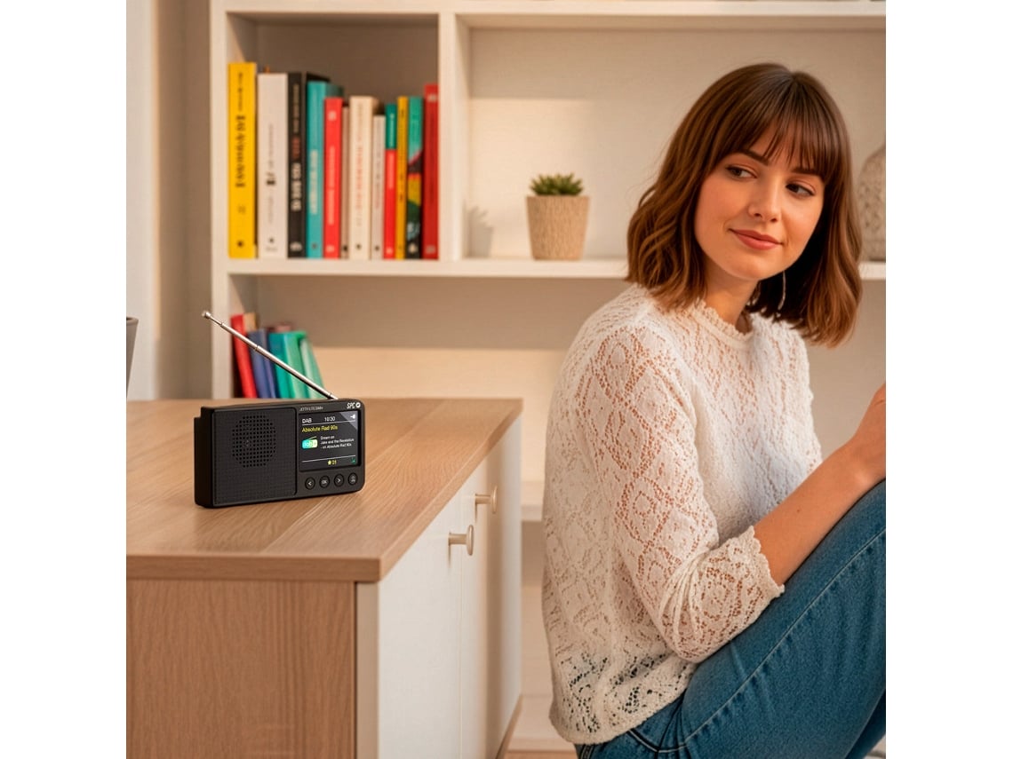 Rádio Portátil SPC Jetty Lite Dab+/ Preta - Imagem 4