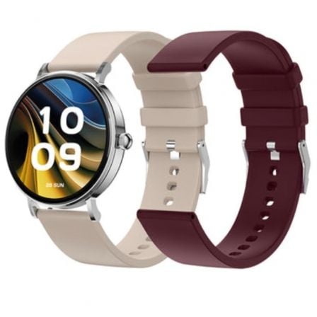 Smartwatch SPC Smartee Duo Velvet 9656B/ Notificações/ Frequência Cardíaca/ Branco