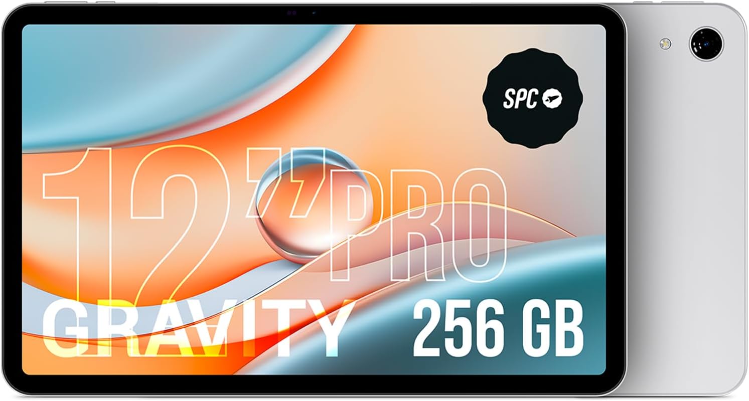 Tablet SPC Gravity 6 Pro 12" 6TH/ 6GB/ 256GB/ Octacore/ 4G/ Névoa Lunar