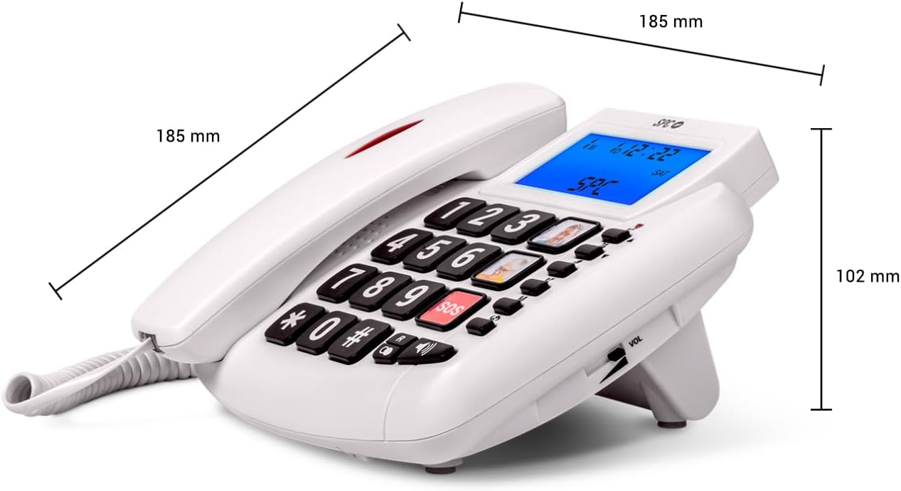 Telefone SPC Comfort Volume 2/ Branco - Imagem 5
