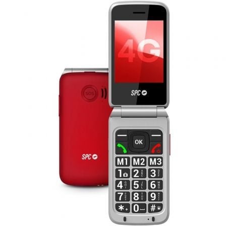 Telemóvel SPC Stella 3 para Pessoas Idosas/ 4G/ Vermelho - Imagem 3