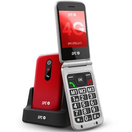 Telemóvel SPC Stella 3 para Pessoas Idosas/ 4G/ Vermelho - Imagem 1