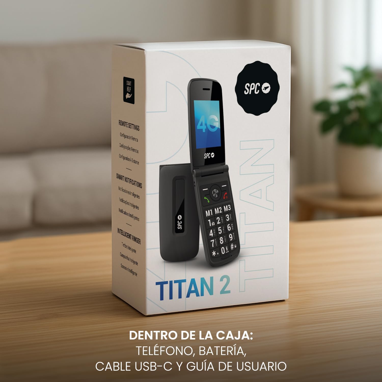 Telemóvel SPC Titan 2 para Pessoas Mais Velhas/ Preto - Imagem 7