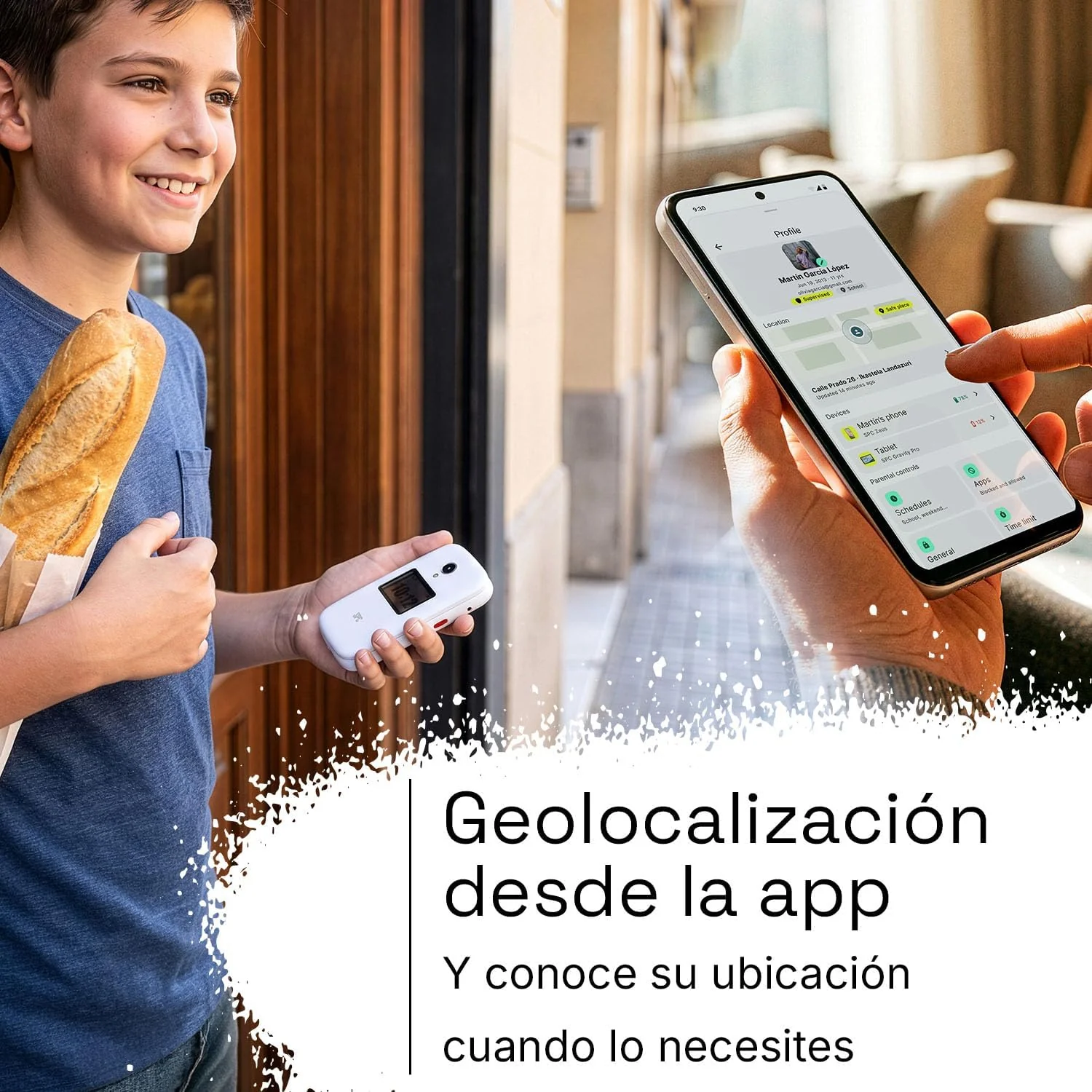 Telemóvel SPC WILD Star 4G Ecrã Duplo Botão SOS Localização GPS Branco - Imagem 5