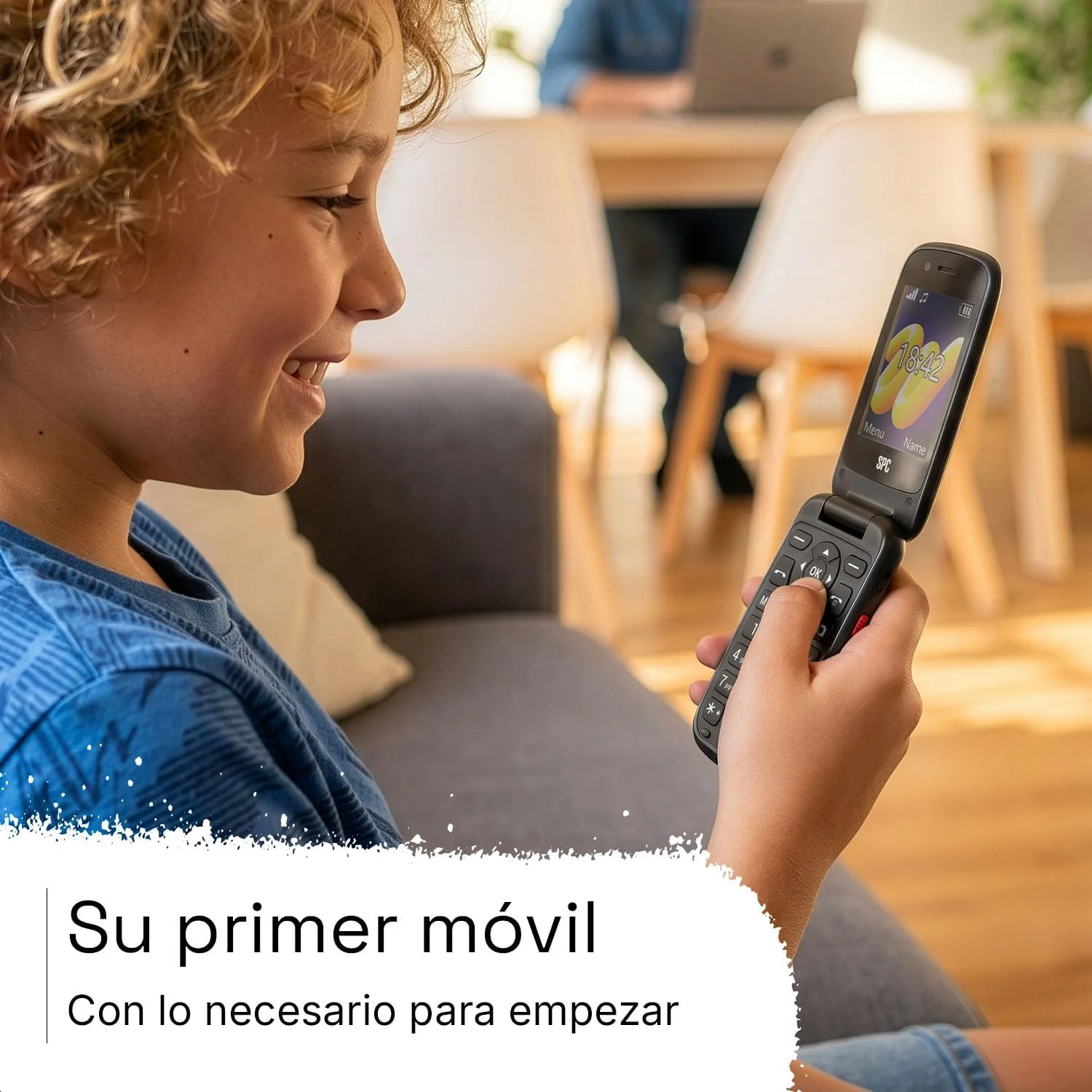 Telemóvel SPC WILD Star 4G Ecrã Duplo Botão SOS Localização GPS Branco - Imagem 2