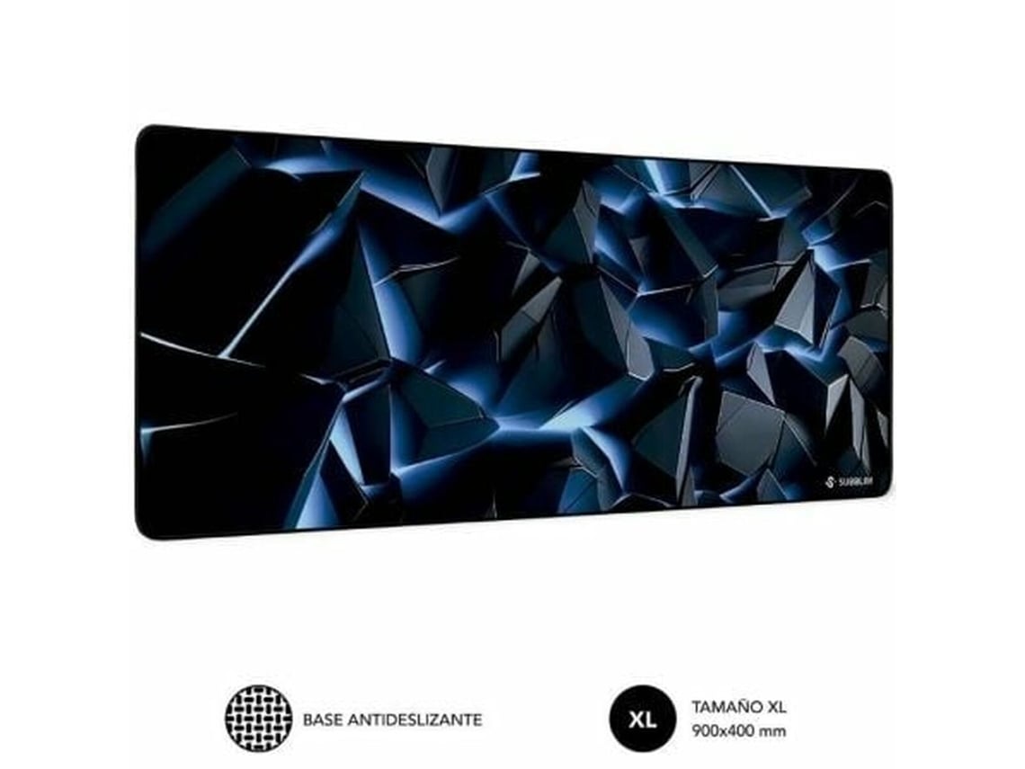 Tapete de Rato Subblim Blue Obsidian XL/ 900 x 400 x 3 mm
