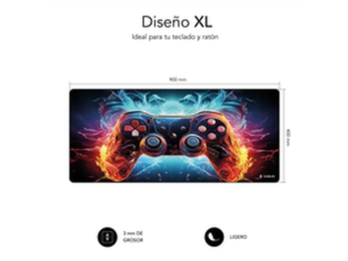 Tapete Rato Subblim GameCore XL/ 900 x 400 x 3 mm - Imagem 3