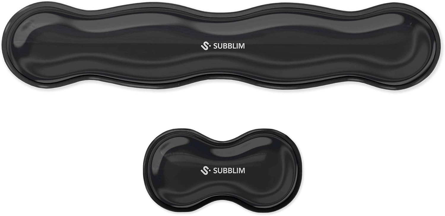 Pack de 2 Apoios de Pulso Subblim Ergo Crystal Flex