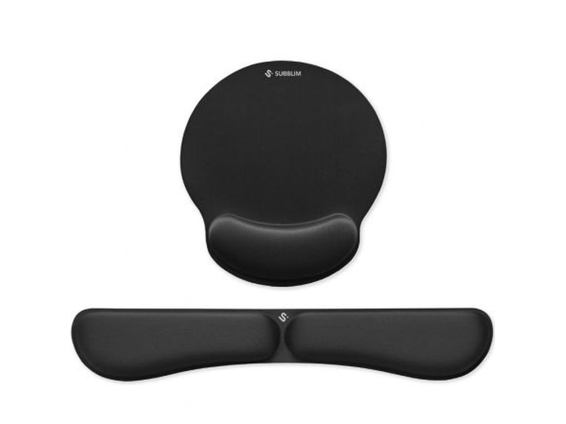 Pack de Apoio de Pulso e Tapete de Rato Ergonómico Subblim Ergo MemoryFlex