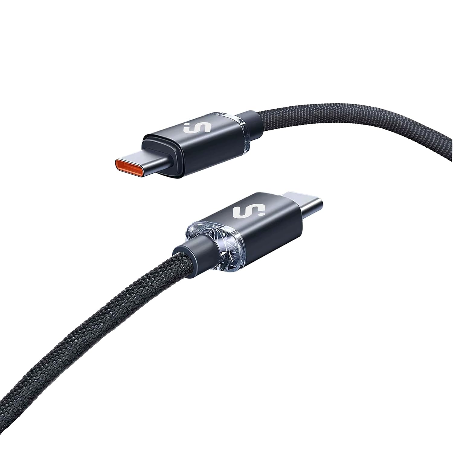 Cabo USB 2.0 Tipo-C Subblim Optimus/ USB Tipo-C Macho - USB Tipo-C Macho/ Até 60W/ 480Mbps/ 1m/ Preto