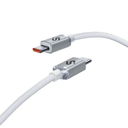 Cabo USB-C para USB-C Subblim Optimus 60W Power Delivery 480Mbps 2m Branco