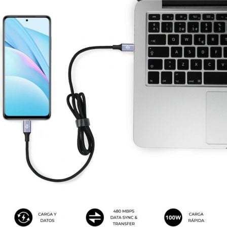 Cabo USB 2.0 Tipo-C Subblim Plus/ USB Tipo-C Macho - USB Tipo-C Macho/ Até 100W/ 480Mbps/ 1m/ Preto - Imagem 4