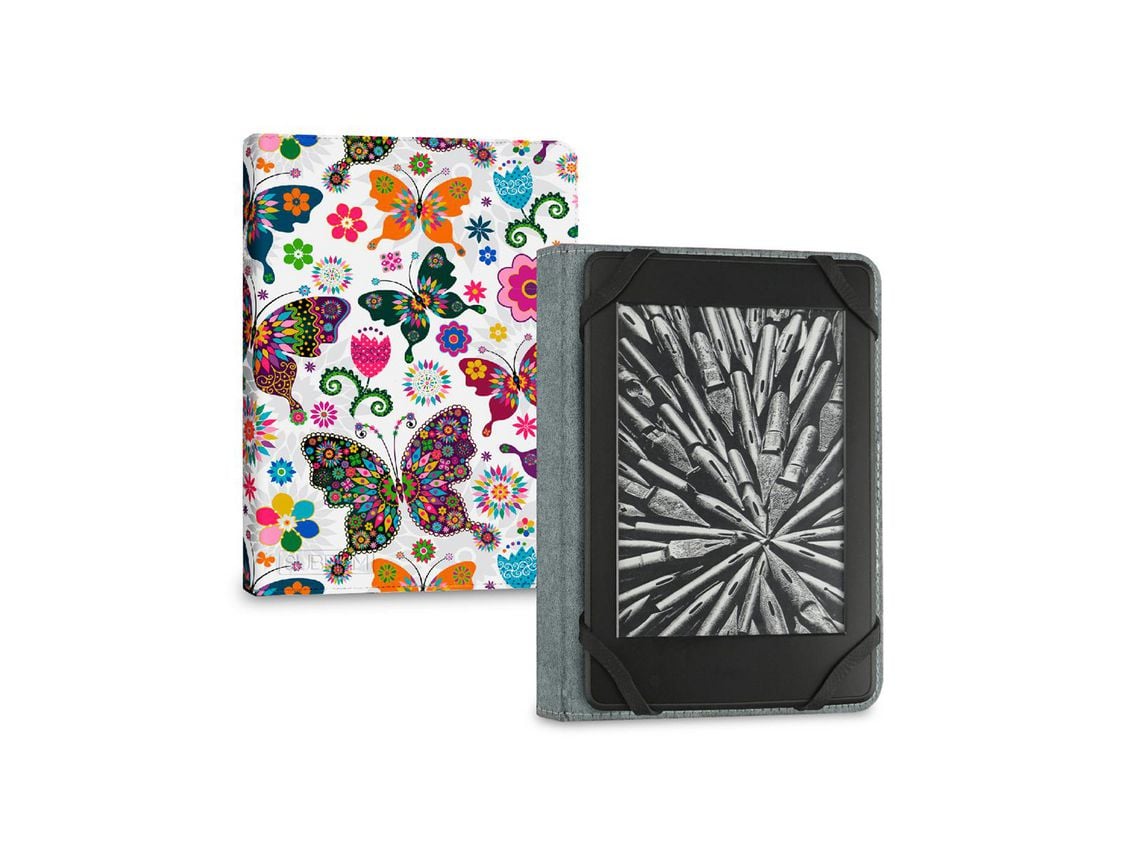Capa para livro eletrónico Subblim 1EC010 Clever Ebook Case 6" Borboletas
