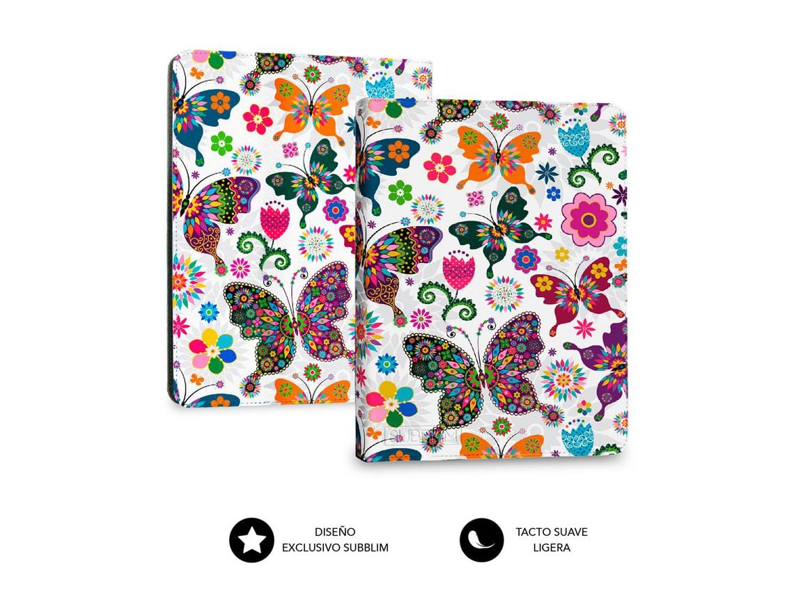Capa para livro eletrónico Subblim 1EC010 Clever Ebook Case 6" Borboletas - Imagem 4