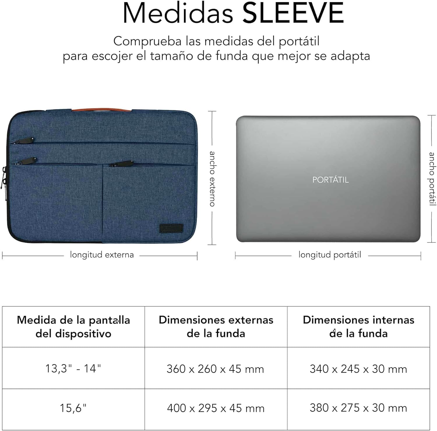 Bolsa Subblim Air Padding 360 Sleeve para Portátil até 14" Azul - Imagem 7