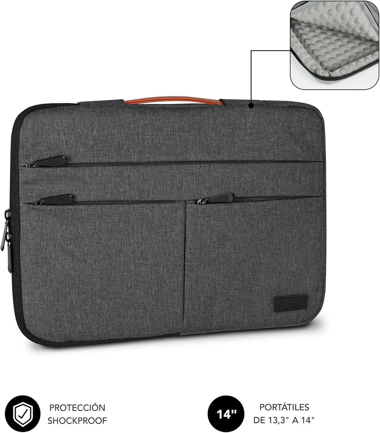 Peliculas Subblim Air Padding 360 Sleeve para Portáteis até 15.6"/ Azul - Imagem 2