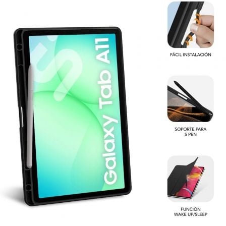 Capa Subblim Clear Shock Case para Samsung A11 8,7"/ Preta - Imagem 3