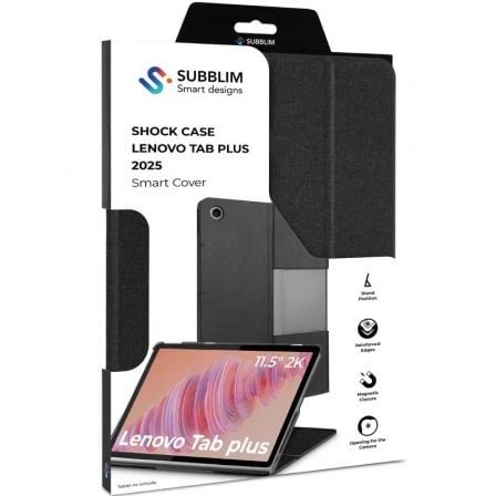 Peliculas Subblim Shock Case Lenovo Tab Plus 2025 11,5"/ Preto - Imagem 4