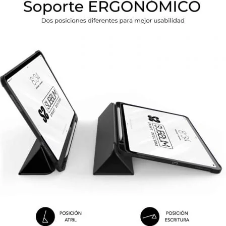 Capa SUBBLIM Shock Case para Lenovo Idea Tab 11" 2025 com SmartCover e Ranhura Stylus Preto - Imagem 5