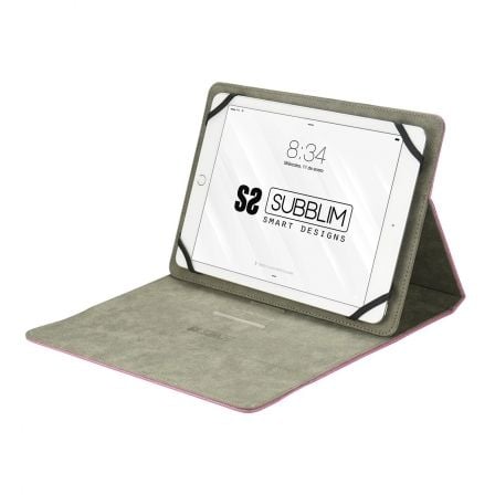 Capa Subblim Clever Stand para Tablets de 9"-10.1"/ Rosa - Imagem 5