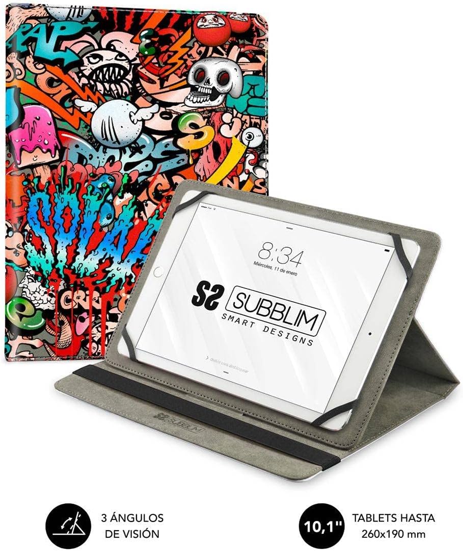 Peliculas Subblim Trendy Graffiti para Tablets de 10.1"-11" - Imagem 2
