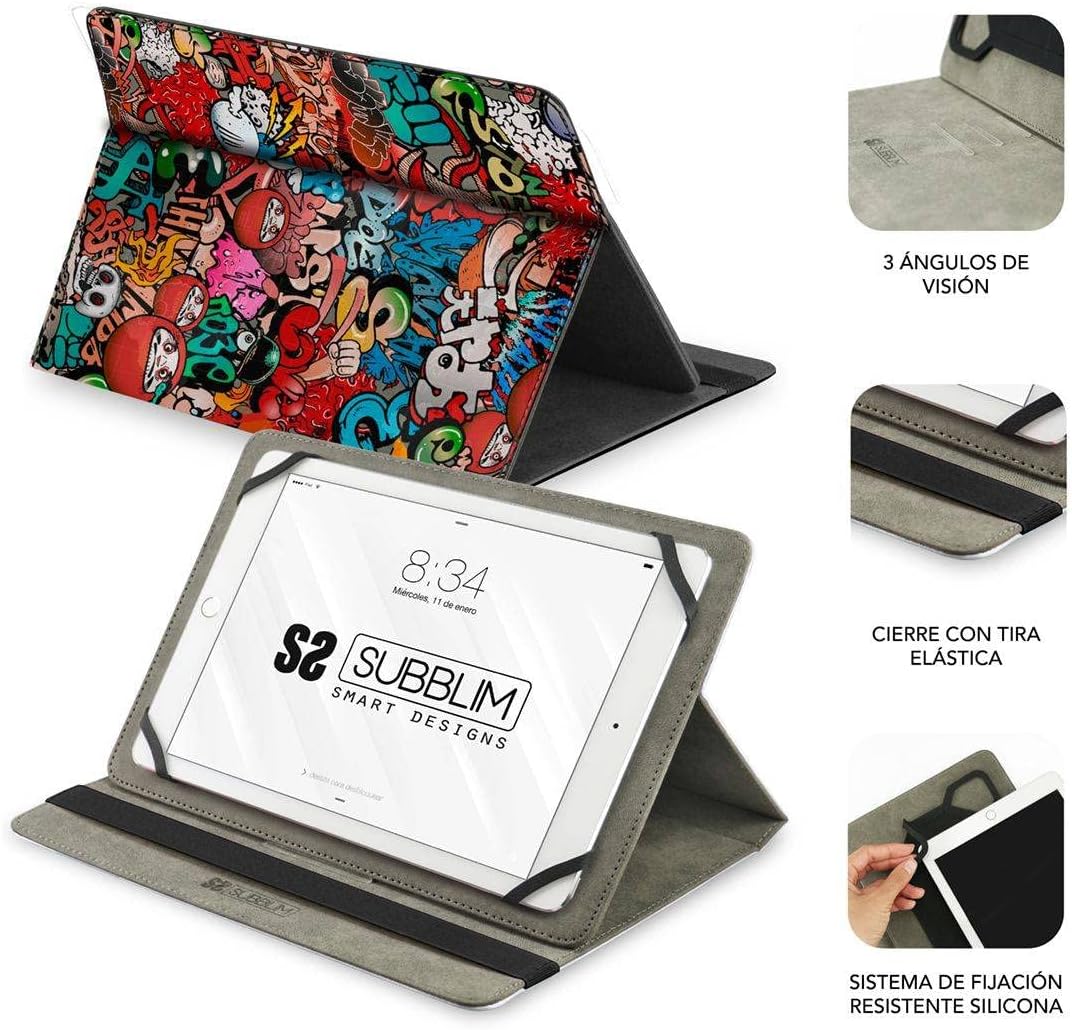 Peliculas Subblim Trendy Graffiti para Tablets de 10.1"-11" - Imagem 3