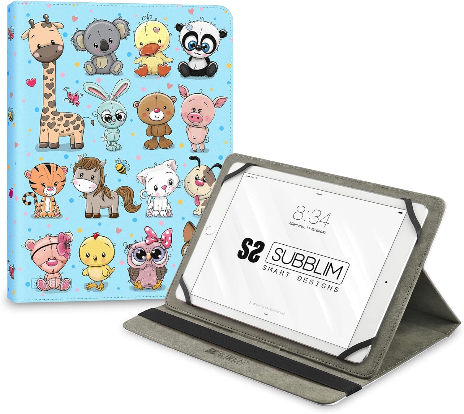 Capa Subblim Trendy Case Animals para Tablets de 11"