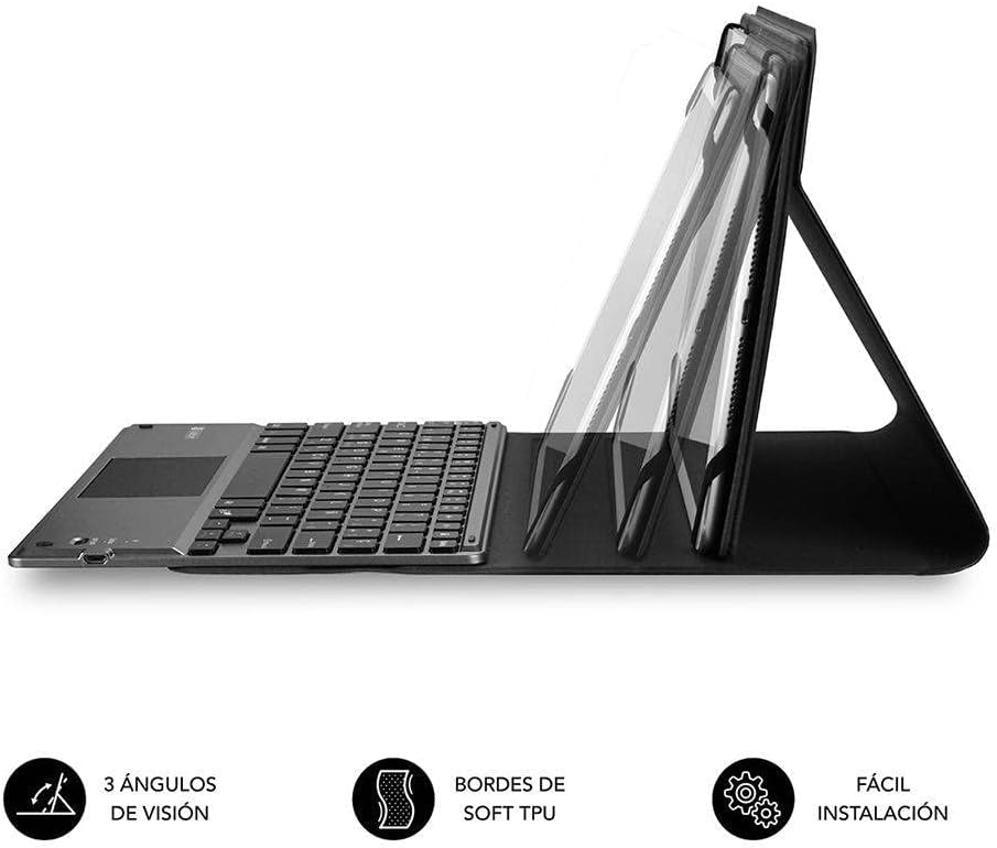 Capa com Teclado Subblim Keytab Pro Bluetooth Touchpad para Tablets de 10.1"-10.8"/ Preta - Imagem 5