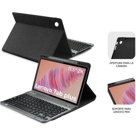 Capa com Teclado Subblim Keytab Pro BT Lenovo Tab 2025 11.5"/ Preta - Imagem 4