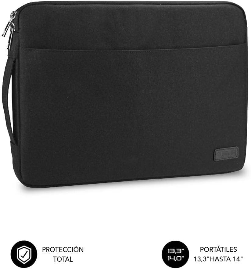 Peliculas Subblim Urban Laptop Sleeve para Portáteis até 14"/ Preta - Imagem 2