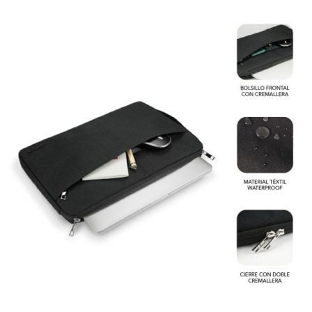 Capa Subblim Urban para Portáteis até 15.6"/ Preta - Imagem 2
