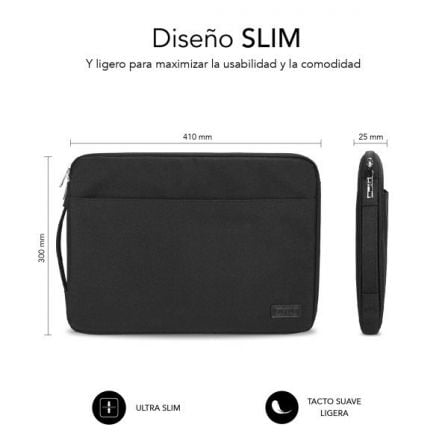 Capa Subblim Urban para Portáteis até 15.6"/ Preta - Imagem 3