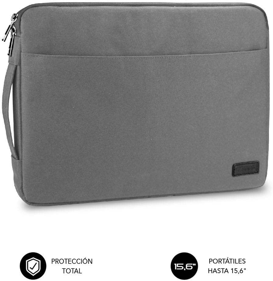 Peliculas Subblim Urban Laptop Sleeve para Portáteis até 15.6"/ Cinza - Imagem 2