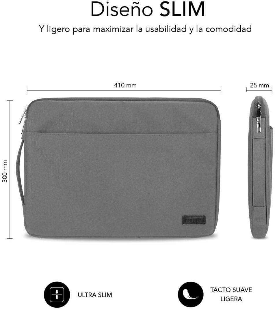 Peliculas Subblim Urban Laptop Sleeve para Portáteis até 15.6"/ Cinza - Imagem 5