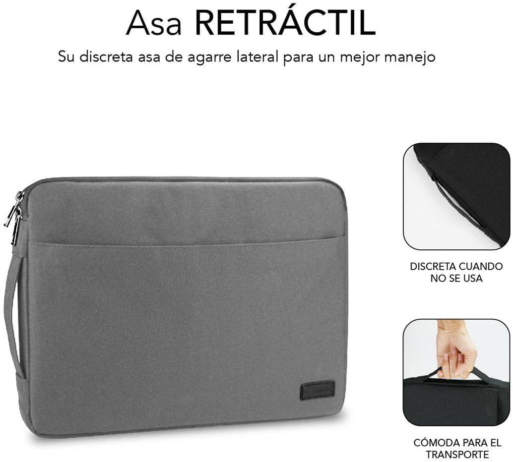 Peliculas Subblim Urban Laptop Sleeve para Portáteis até 15.6"/ Cinza - Imagem 4