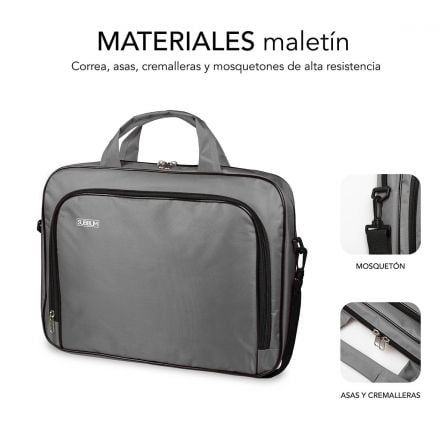 Mala Subblim Oxford para Portáteis até 16"/ Cinzento - Imagem 3
